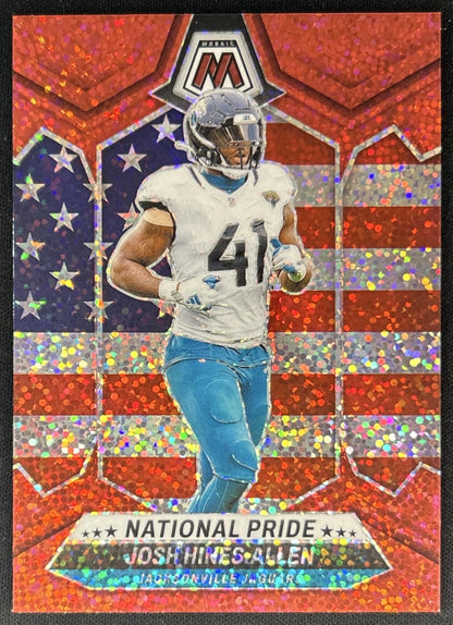Josh Hines-Allen 2024 Panini Mosaic Red Sparkle Prizm Jaguars