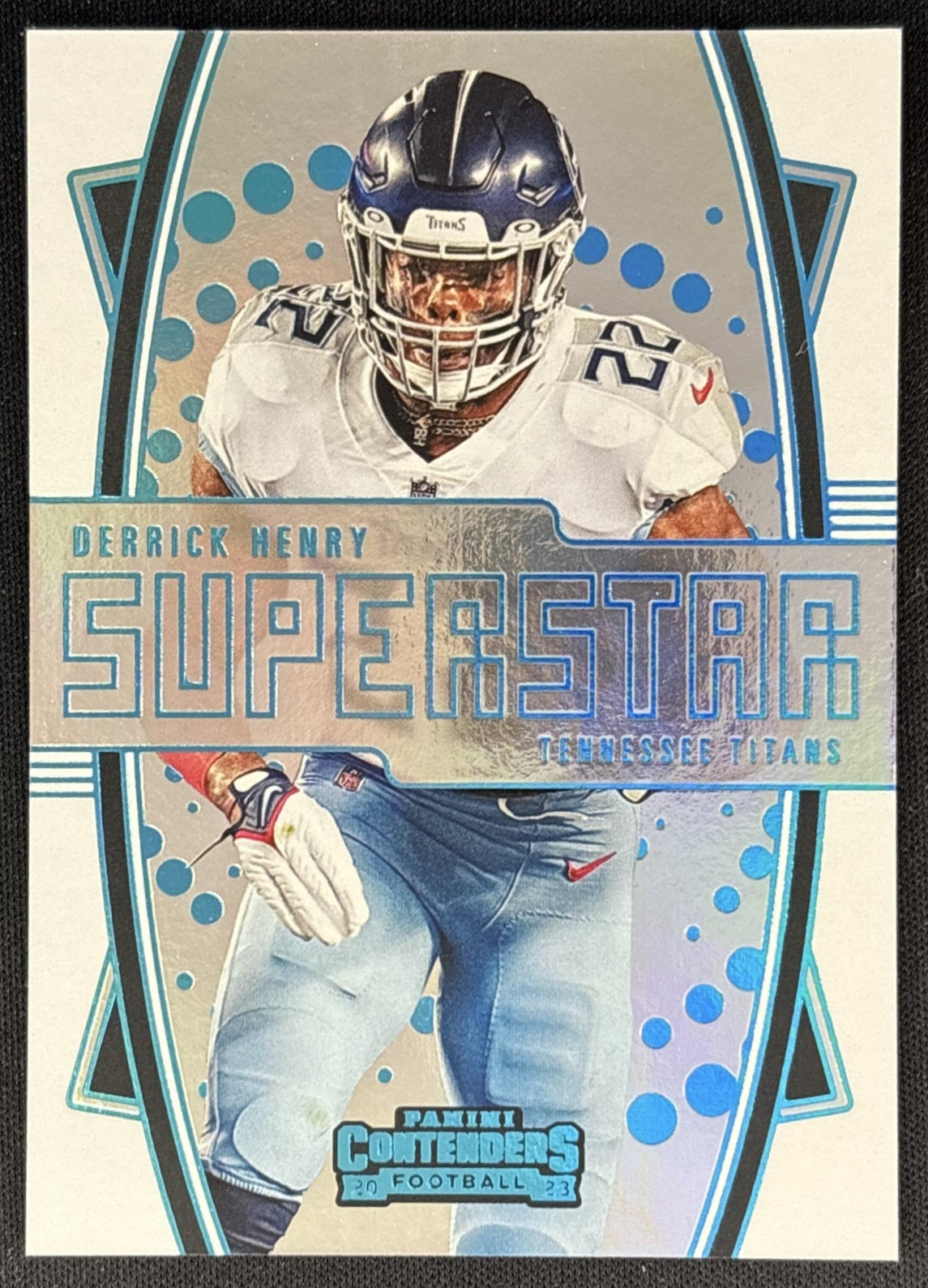 Derrick Henry 2023 Panini Contenders Superstar Die Cuts Titans front