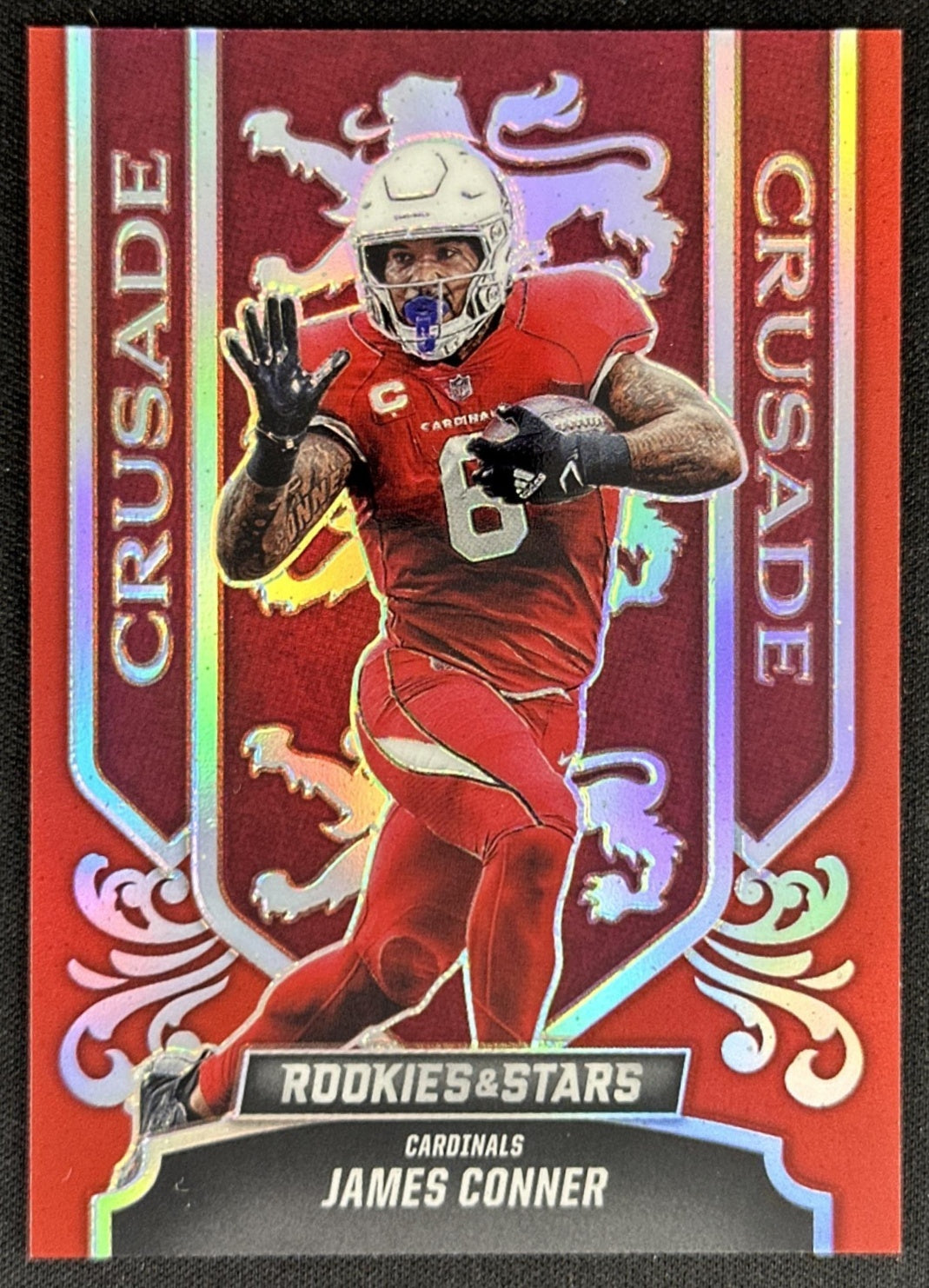 James Conner 2023 Panini Rookies & Stars Crusade Red /99 Cardinals