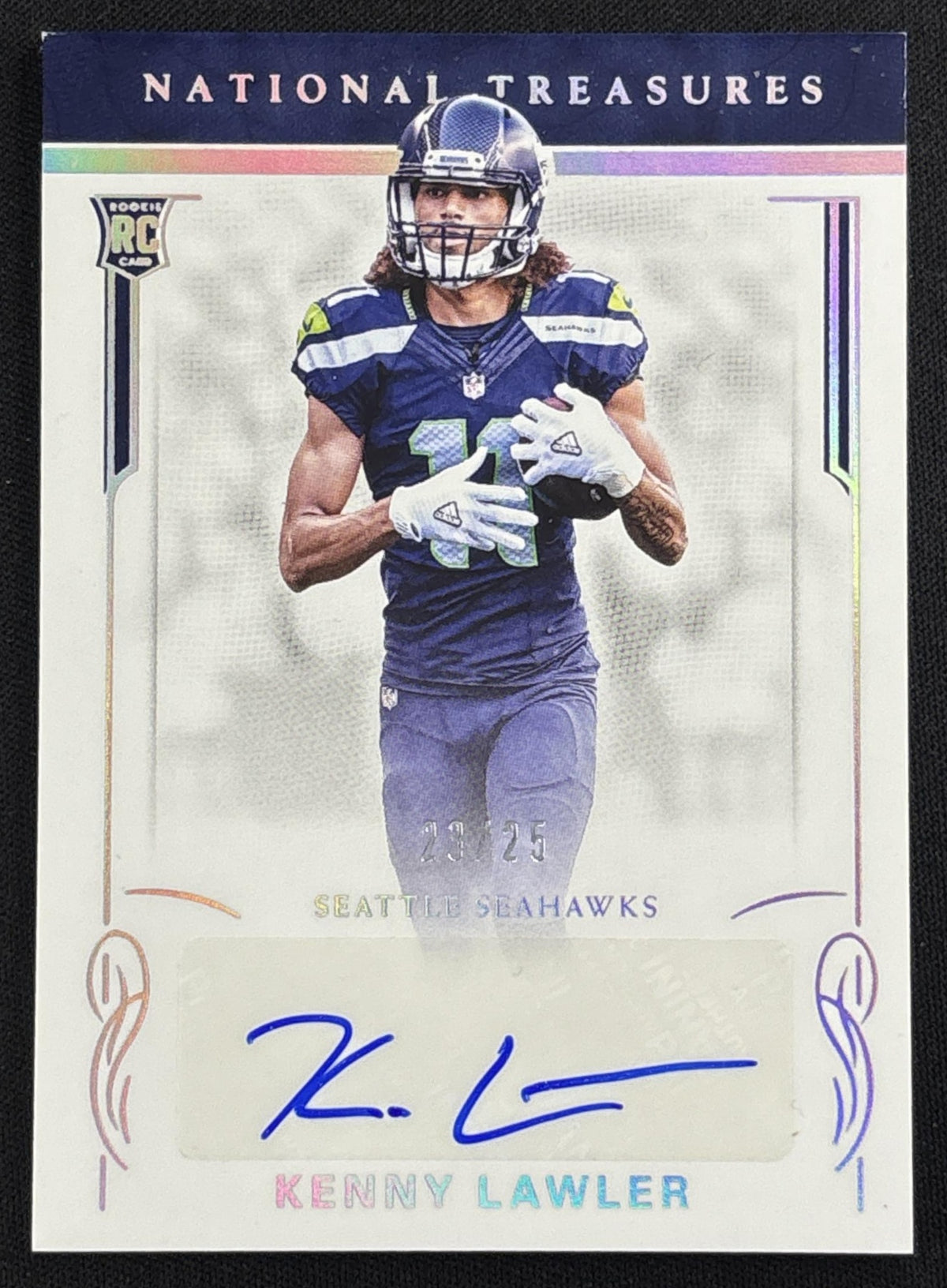 Kenny Lawler 2016 Panini National Treasures Holo Silver /25 Seahawks