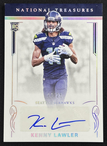 Kenny Lawler 2016 Panini National Treasures Holo Silver /25 Seahawks