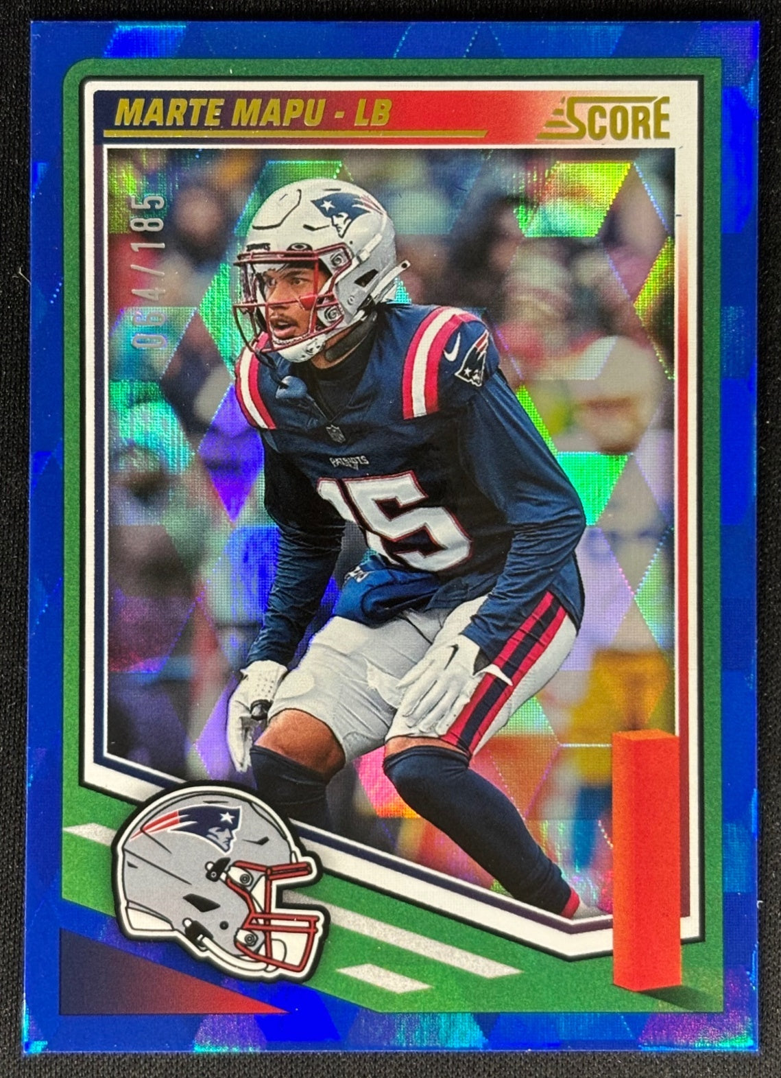 Marte Mapu 2025 Score Cubic /185 Patriots - Front image