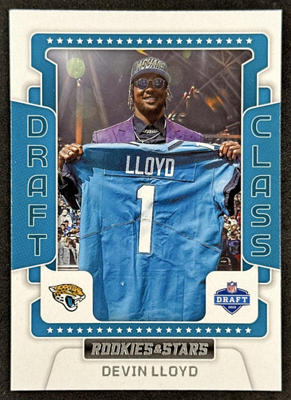 Devin Lloyd 2022 Panini Rookies & Stars Draft Class Jaguars Front