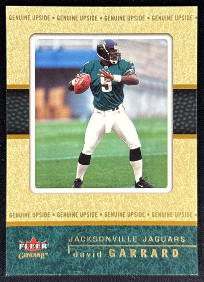 David Garrard 2002 Fleer Genuine /599 Jaguars Sports Trading Card