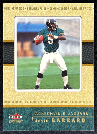 David Garrard 2002 Fleer Genuine /599 Jaguars Sports Trading Card