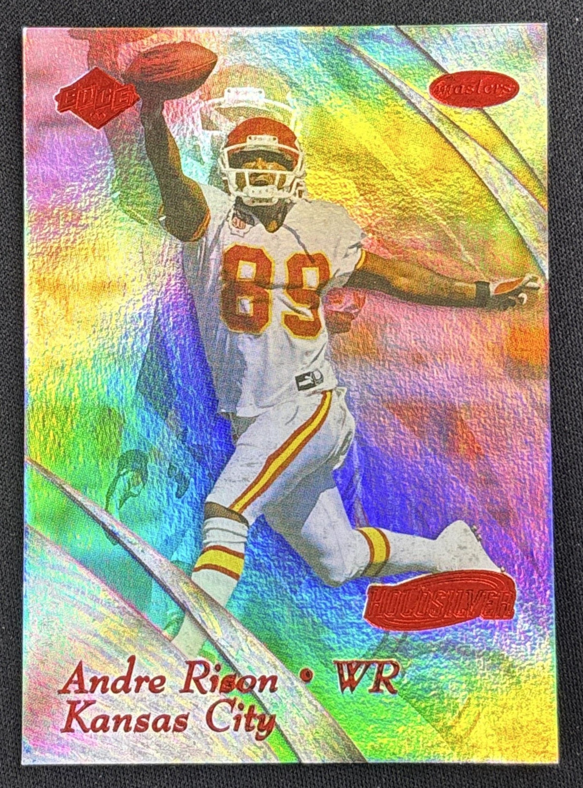 Andre Rison 1999 Collector's Edge Masters HoloSilver /3500 Chiefs