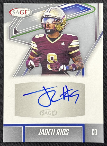 Jaden Rios 2026 SAGE Auto