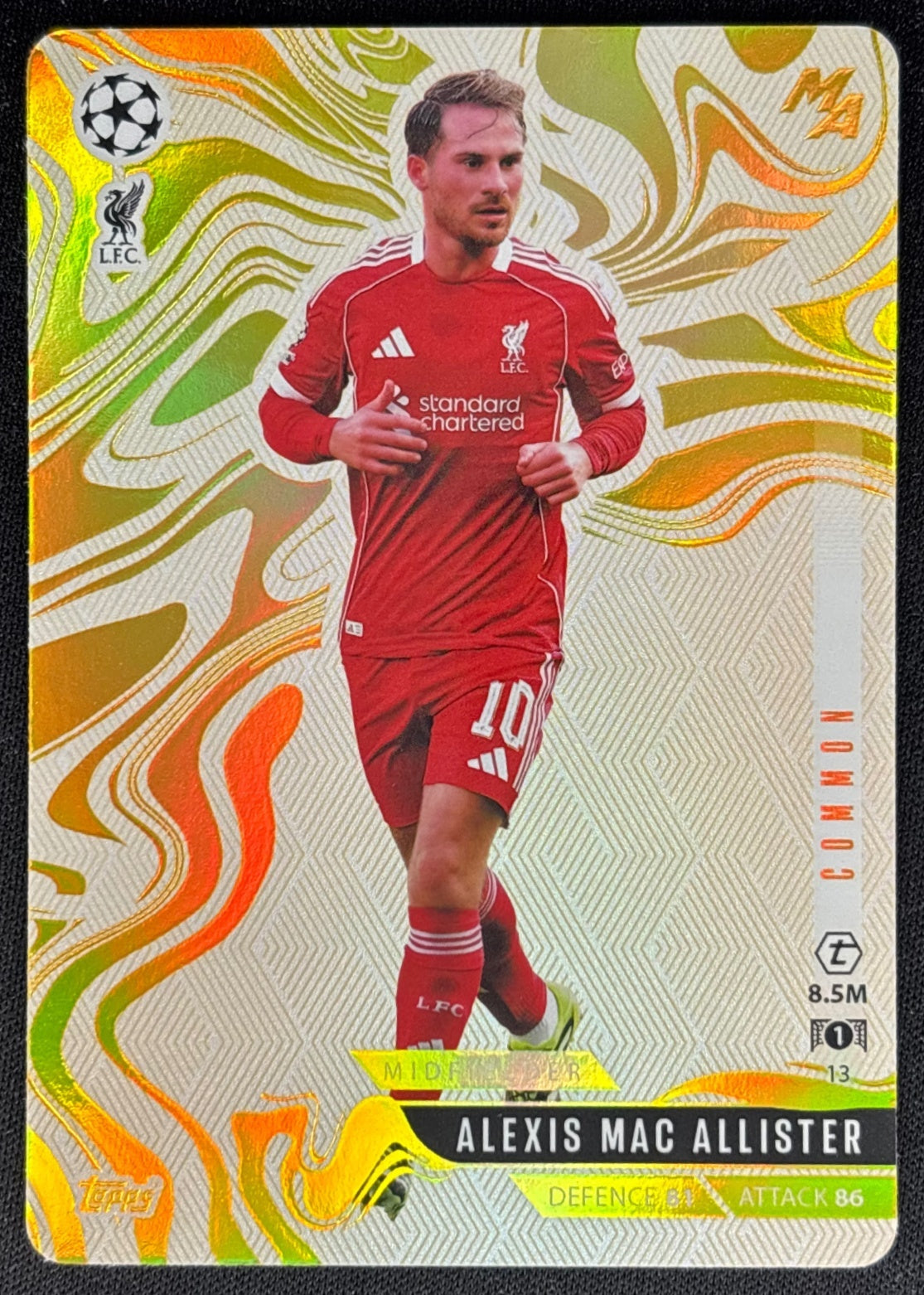 Alexis Mac Allister 2025 Topps Match Attax Common Sports Trading Cards