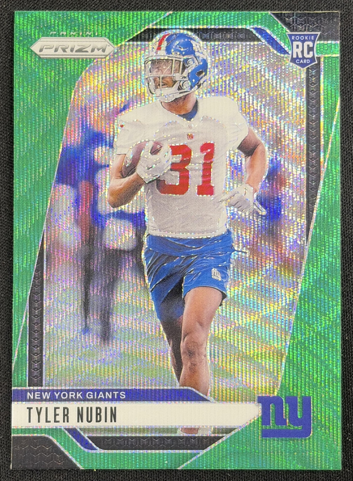 Tyler Nubin 2024 Panini Prizm Green Wave Giants Sports Trading Card