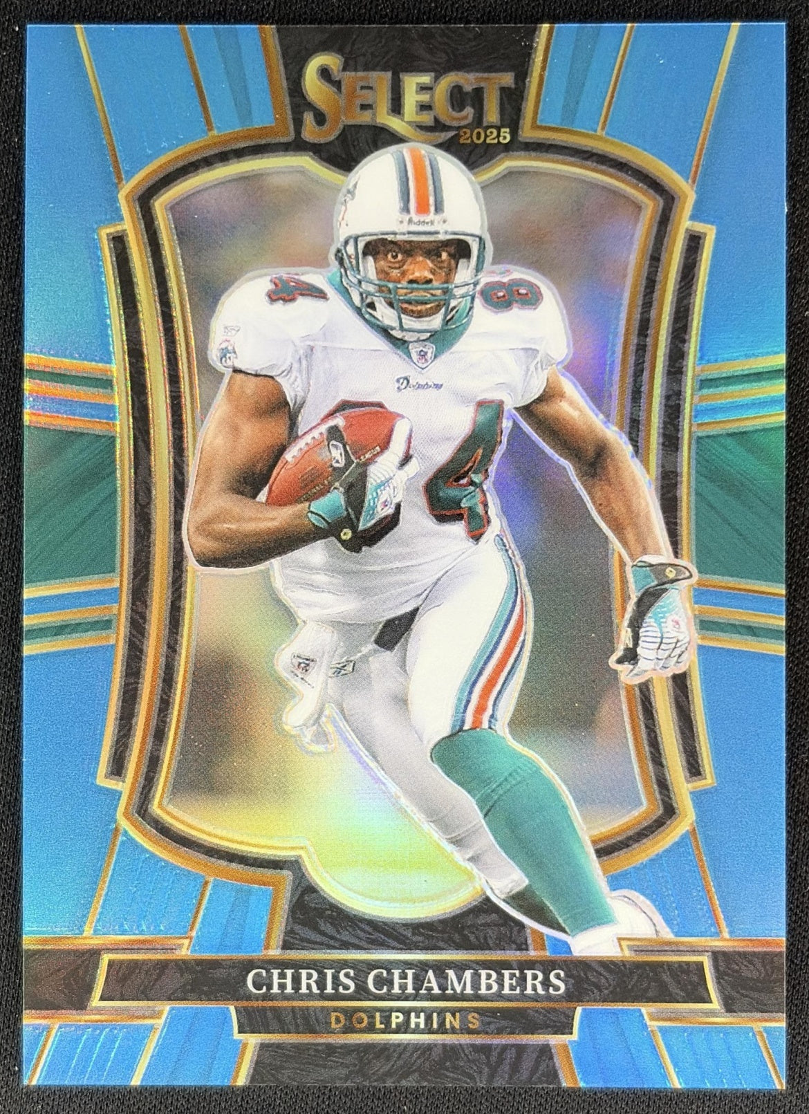 Chris Chambers 2025 Panini Select Premier Level Light Blue Prizm /99 Dolphins