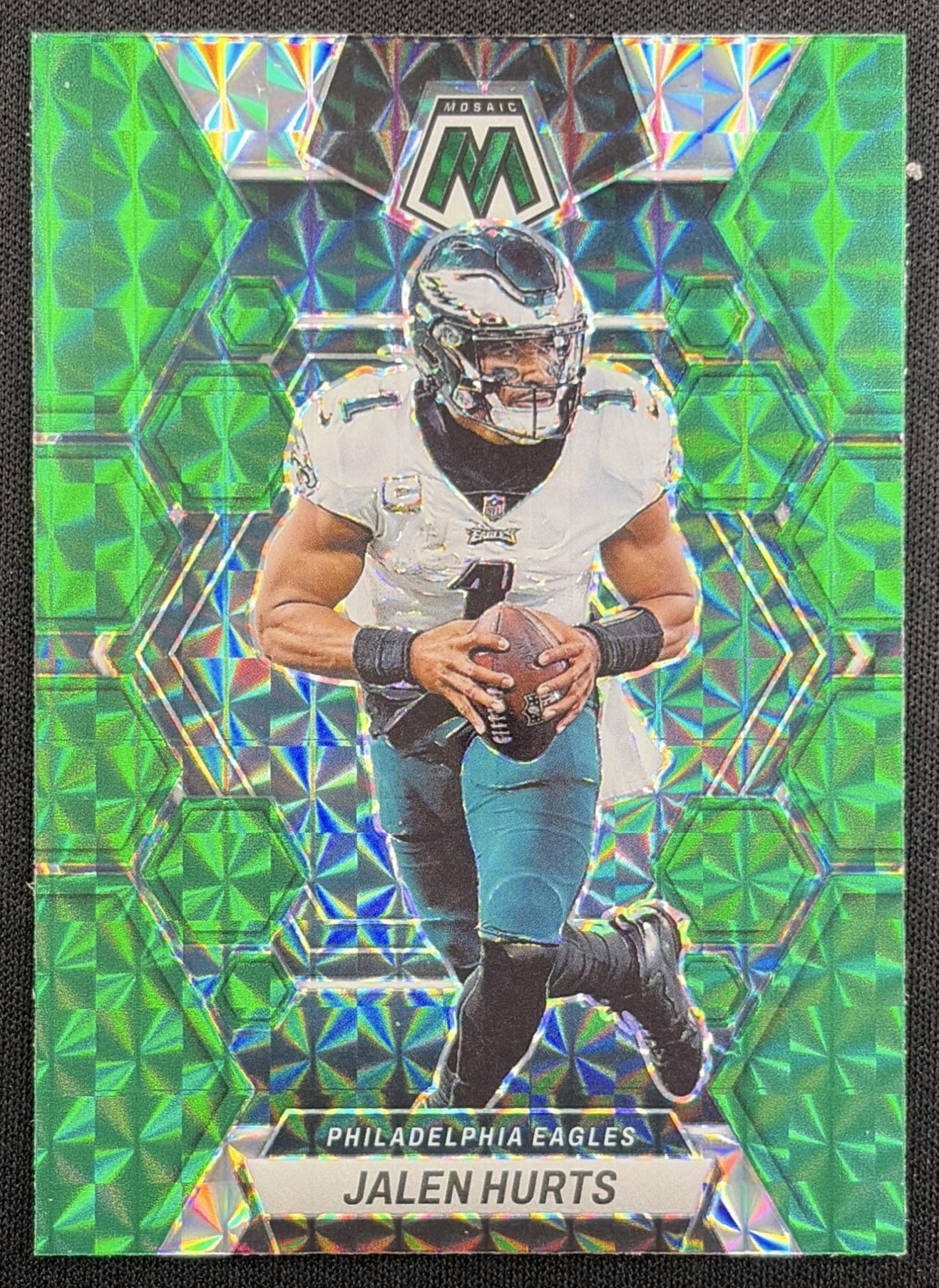 Jalen Hurts 2023 Panini Mosaic Green Mosaic Eagles