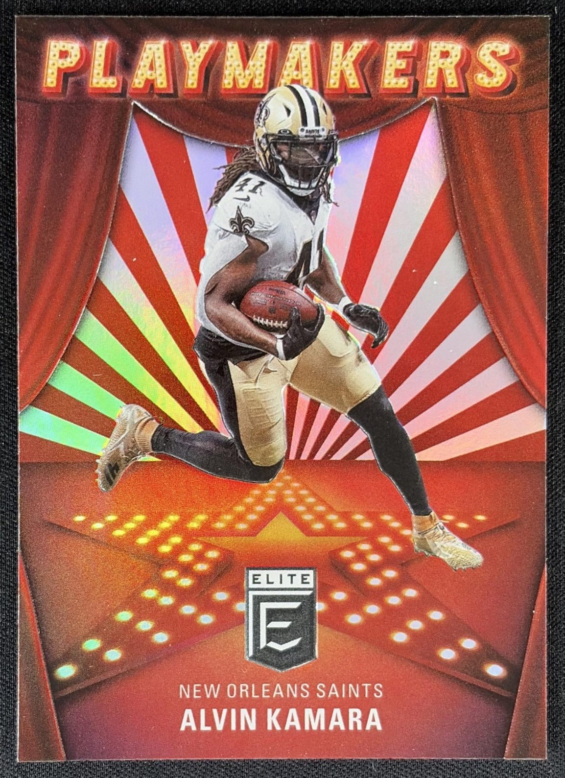 Alvin Kamara 2022 Panini Donruss Elite Playmakers Saints