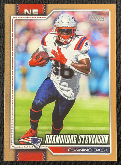Rhamondre Stevenson 2026 Topps Gold /2026 Patriots
