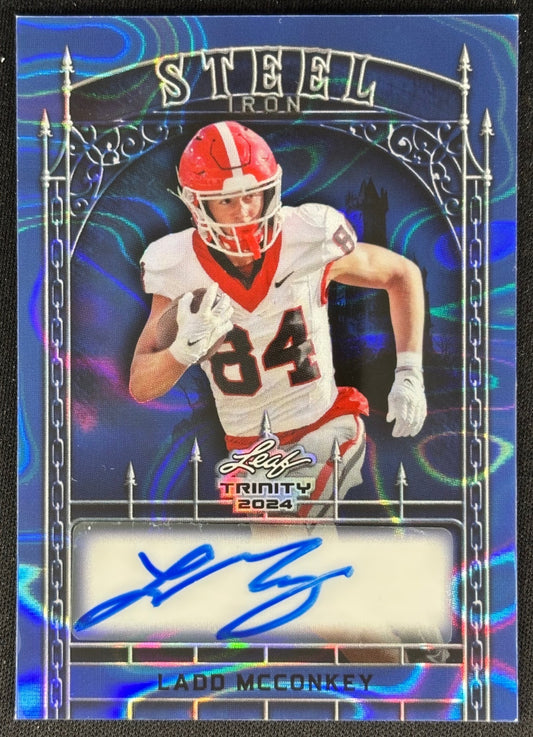 Ladd McConkey 2024 Trinity Steel Blue /5 Buffaloes Chargers
