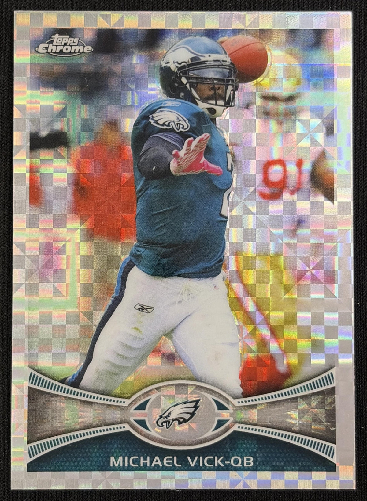 Michael Vick 2012 Topps Chrome Xfractors Eagles