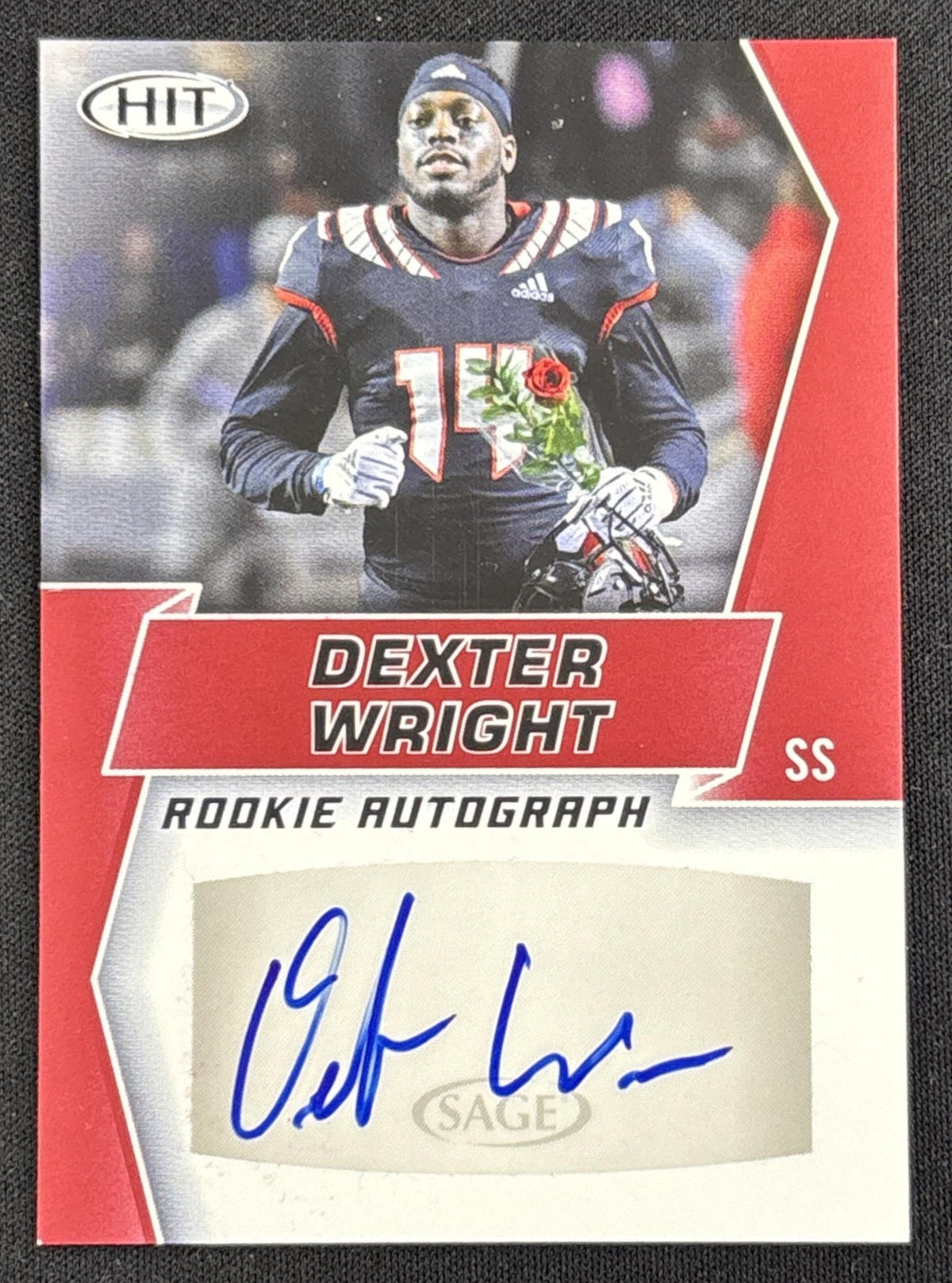 Dexter Wright 2019 SAGE HIT Auto Red