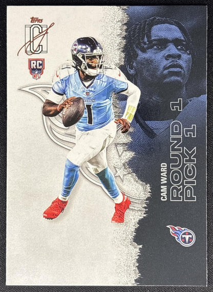 Cam Ward 2025 Topps Signature Class Rookie Titans Sports Trading Cards