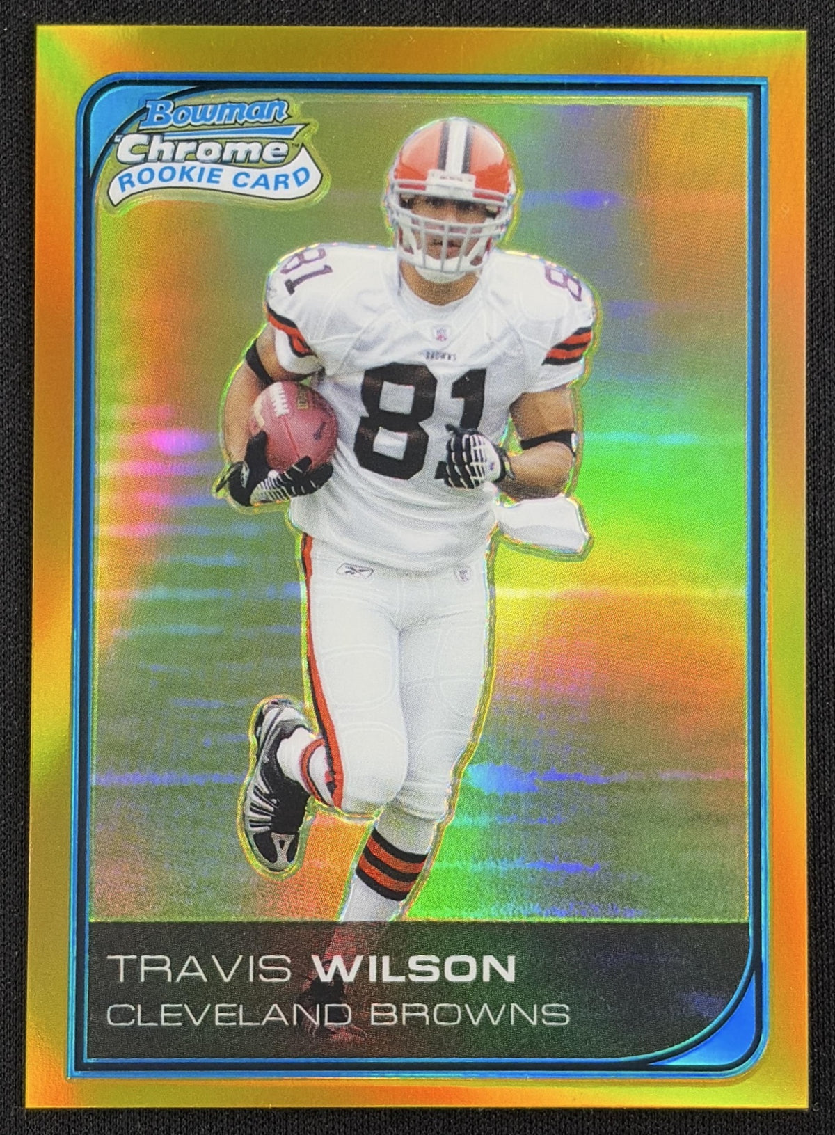 Travis Wilson 2006 Bowman Chrome Gold Refractors /50 Browns Default Title Sports Trading Card