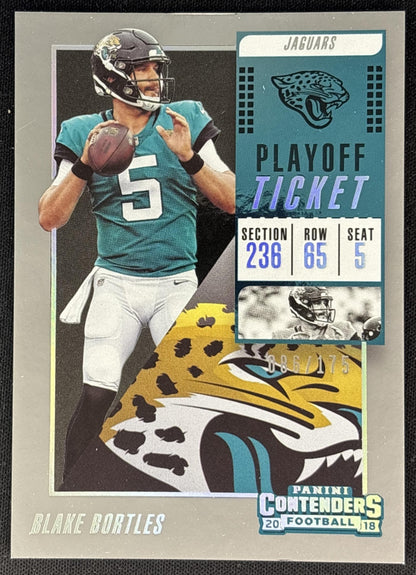 Blake Bortles 2018 Panini Contenders Playoff Ticket /175 Sports Trading Cards