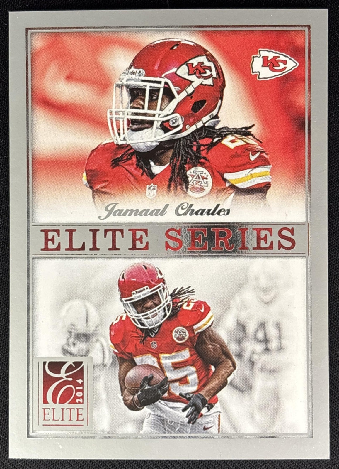 Jamaal Charles 2014 Panini Elite Series Silver Chiefs Sports Trading Cards