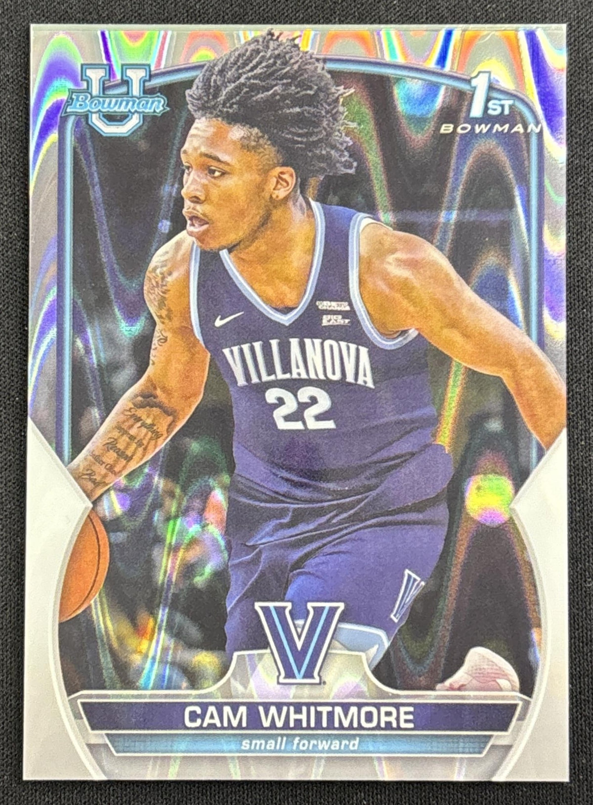 Cam Whitmore 2022 Bowman Chrome University RayWave Refractor /100 Wildcats