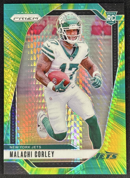 Malachi Corley 2024 Panini Prizm Hyper /180 Jets Front