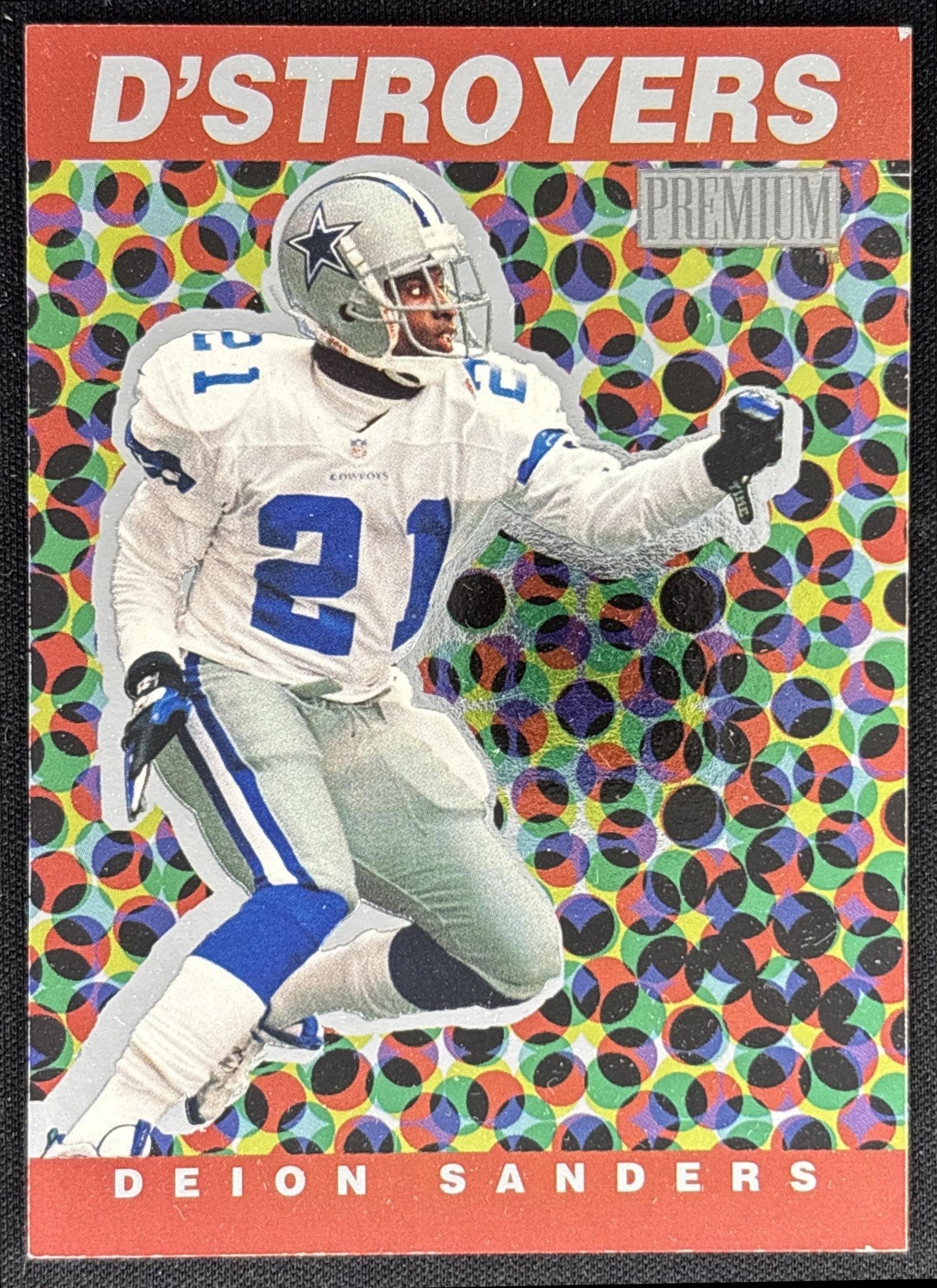 Deion Sanders 1998 Skybox Premium D'stroyers Cowboys