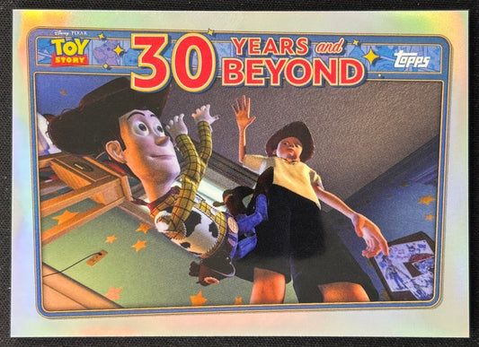 Woody's Nightmare 2025 Topps Pixar Crystal 30 Years of Toy Story and Beyond Non-Sports Trading Cards