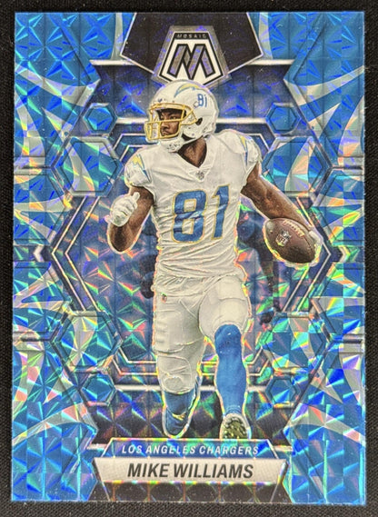 Mike Williams 2023 Panini Mosaic Reactive Blue Mosaic Chargers Default Title Sports Trading Card