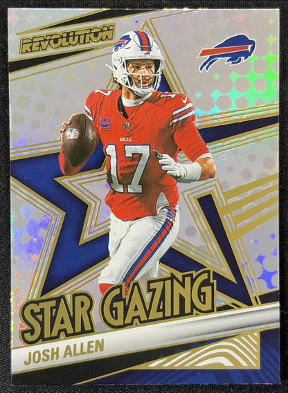 Josh Allen 2025 Panini Revolution Star Factor Bills