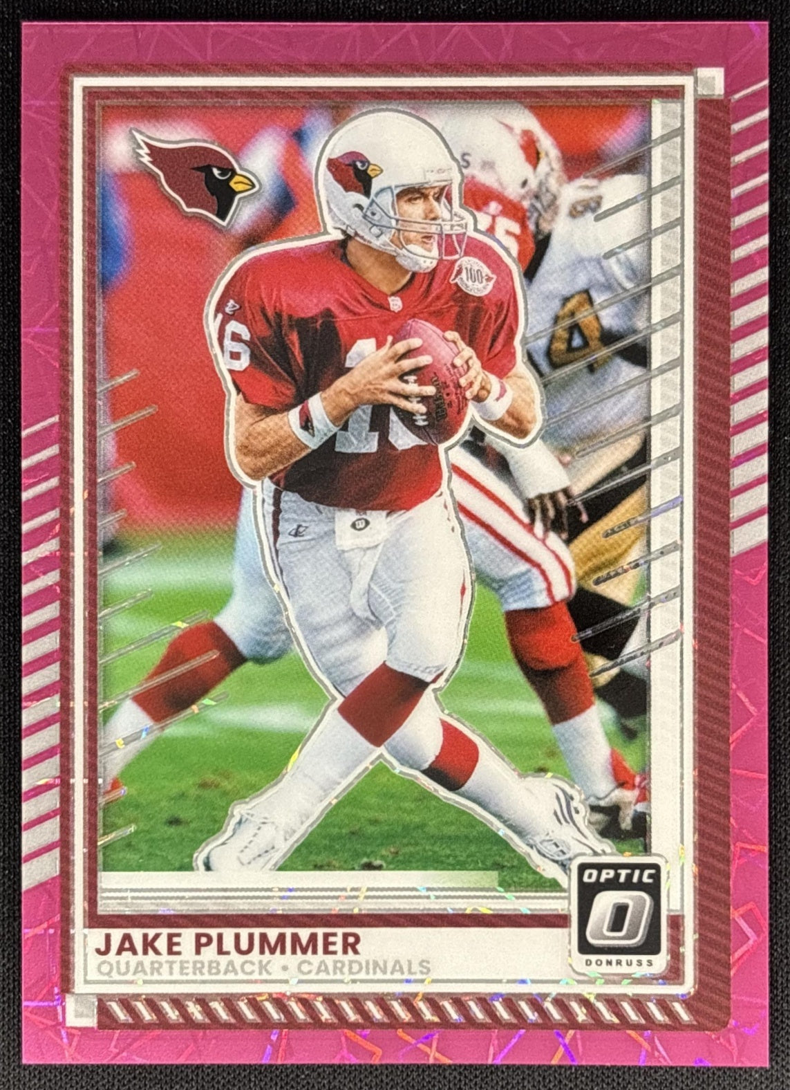 Jake Plummer 2025 Panini Donruss Optic Pink Velocity Prizm /99 Cardinals Default Title Sports Trading Cards