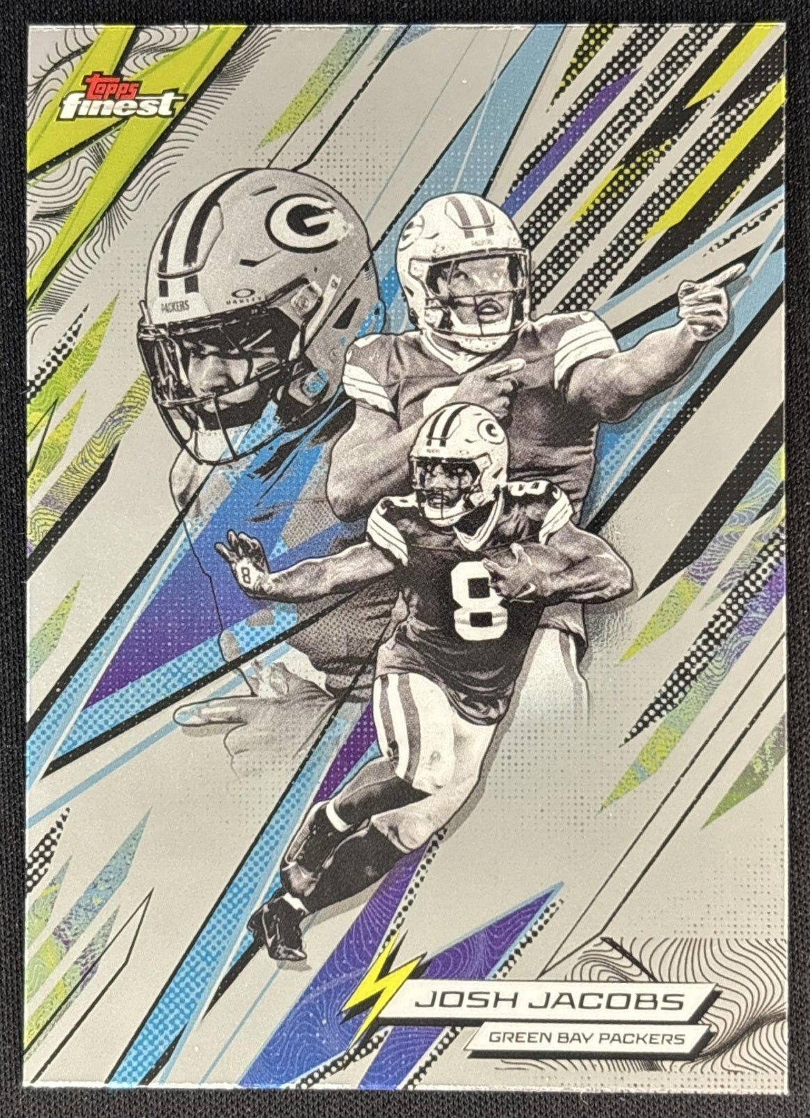 Josh Jacobs 2025 Topps Finest Power Kings