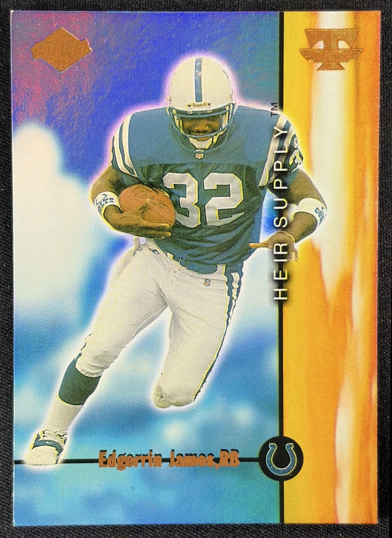 Edgerrin James 1999 Collector's Edge Triumph Heir Supply Colts