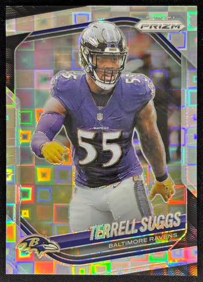 Terrell Suggs 2025 Prizm Pandora /400 Ravens Sports Trading Cards