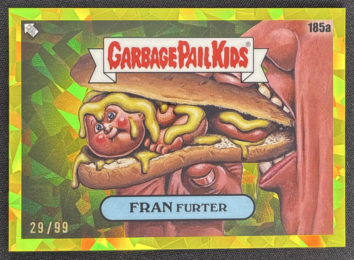 Fran Furter 2022 Topps Garbage Pail Kids Sapphire Gold /99