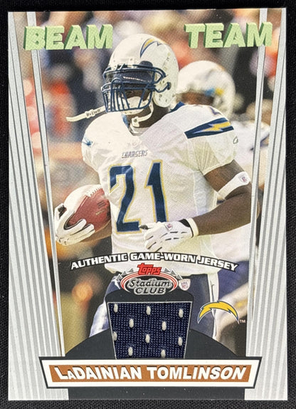 LaDainian Tomlinson 2008 Topps Stadium Club Beam Team Jerseys Retail