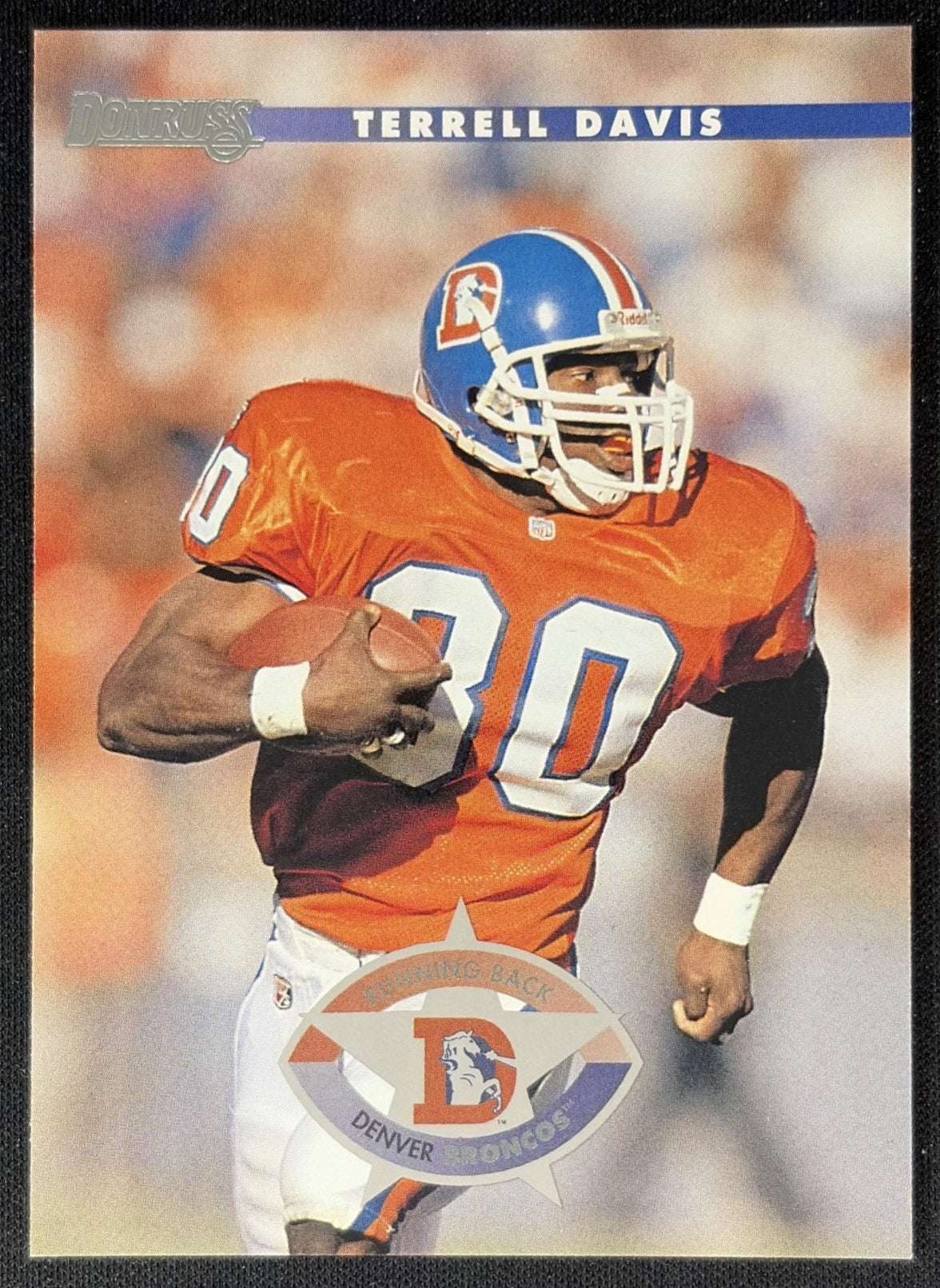 Terrell Davis 1996 Donruss Broncos Front