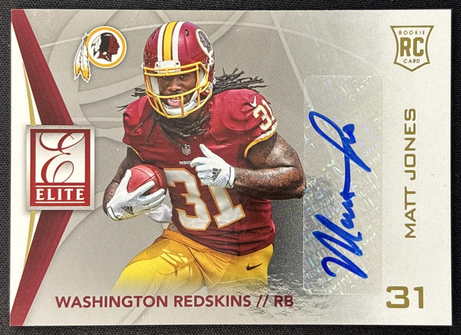 Matt Jones 2015 Panini Donruss Elite Rookie Signatures Redskins