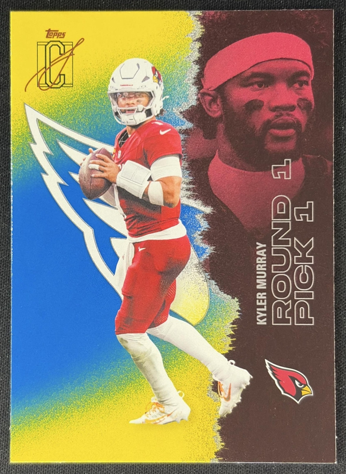 Kyler Murray 2025 Topps Signature Class Veteran Blue & Yellow Foil Cardinals Sports Trading Cards