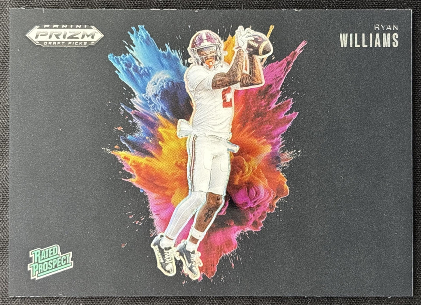 Ryan Williams 2025 Panini Prizm Draft Picks Color Blast Crimson Tide Sports Trading Cards