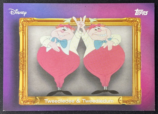 Tweedle Dee - Dum 2026 Topps Disney Neon Family First Non-Sports Trading Cards