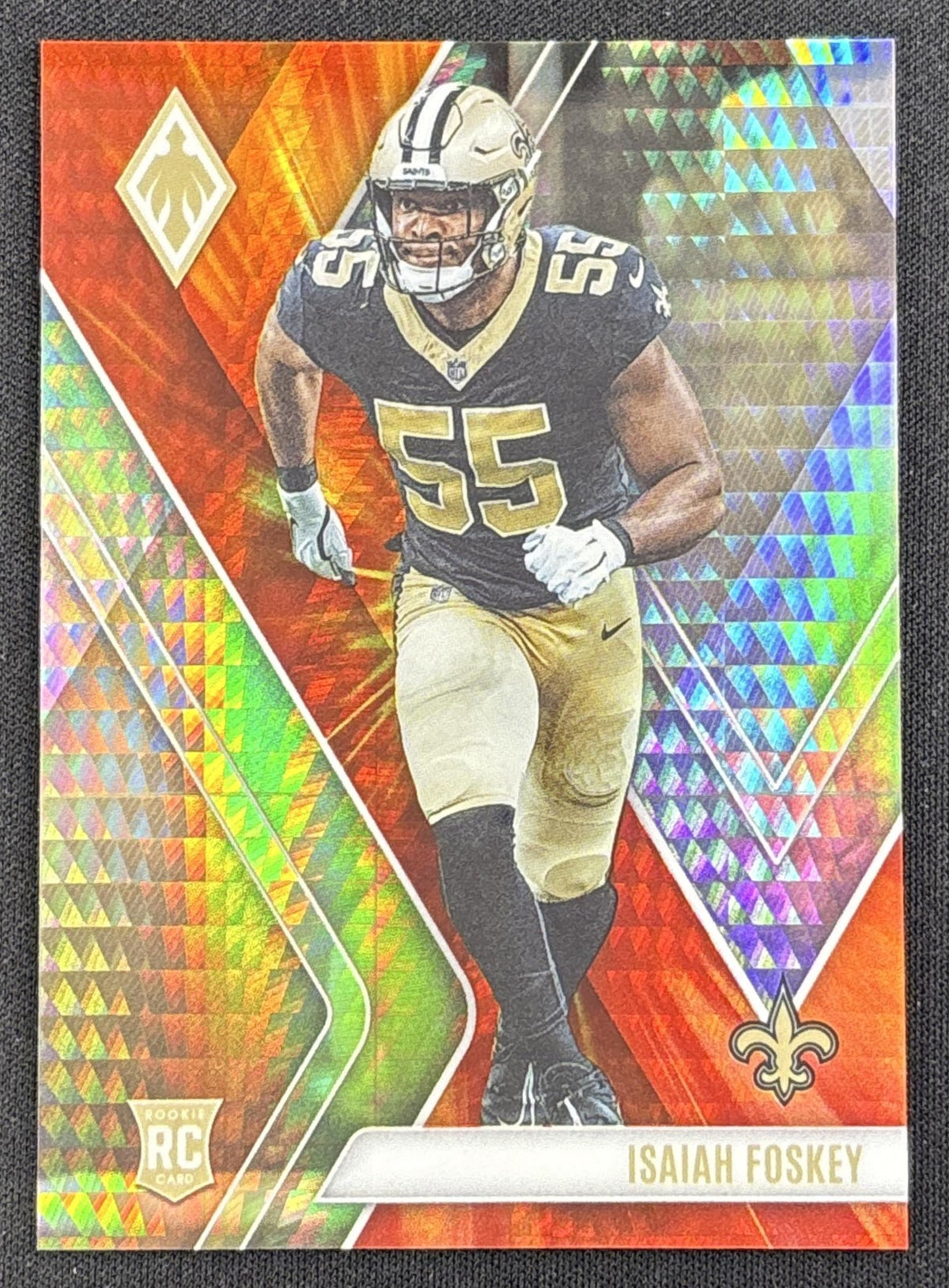 Isaiah Foskey 2023 Panini Phoenix Fire Burst /340 Saints