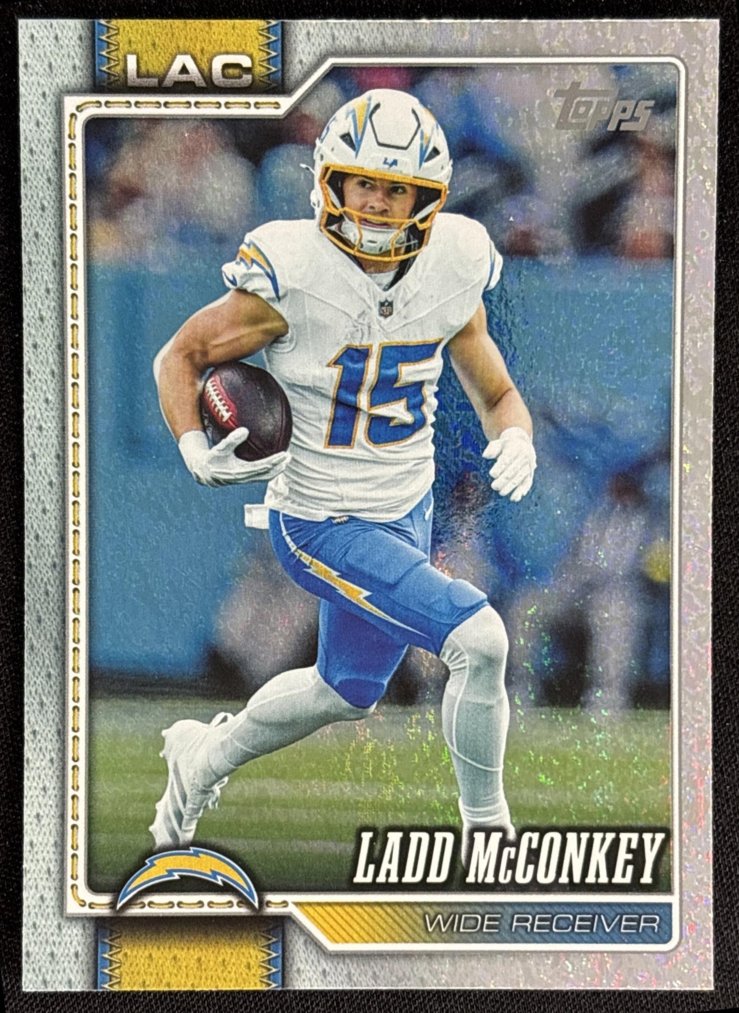 Ladd McConkey 2026 Topps Sandglitter Chargers