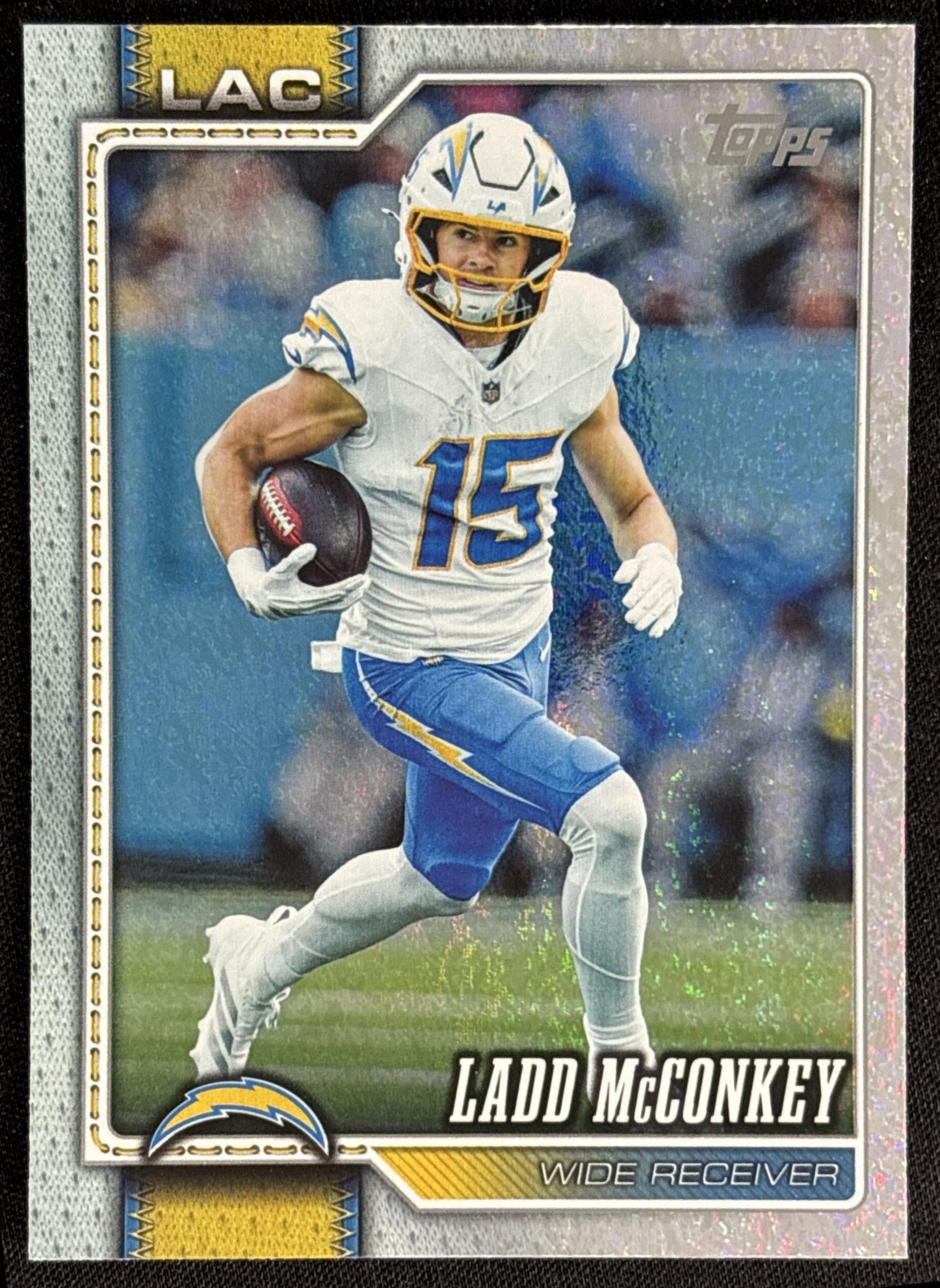 Ladd McConkey 2026 Topps Sandglitter Chargers