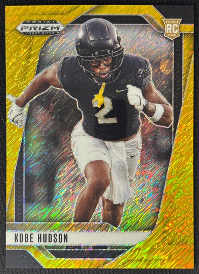 Kobe Hudson 2025 Prizm Draft Picks Purple Ice /199 Knights sports trading card