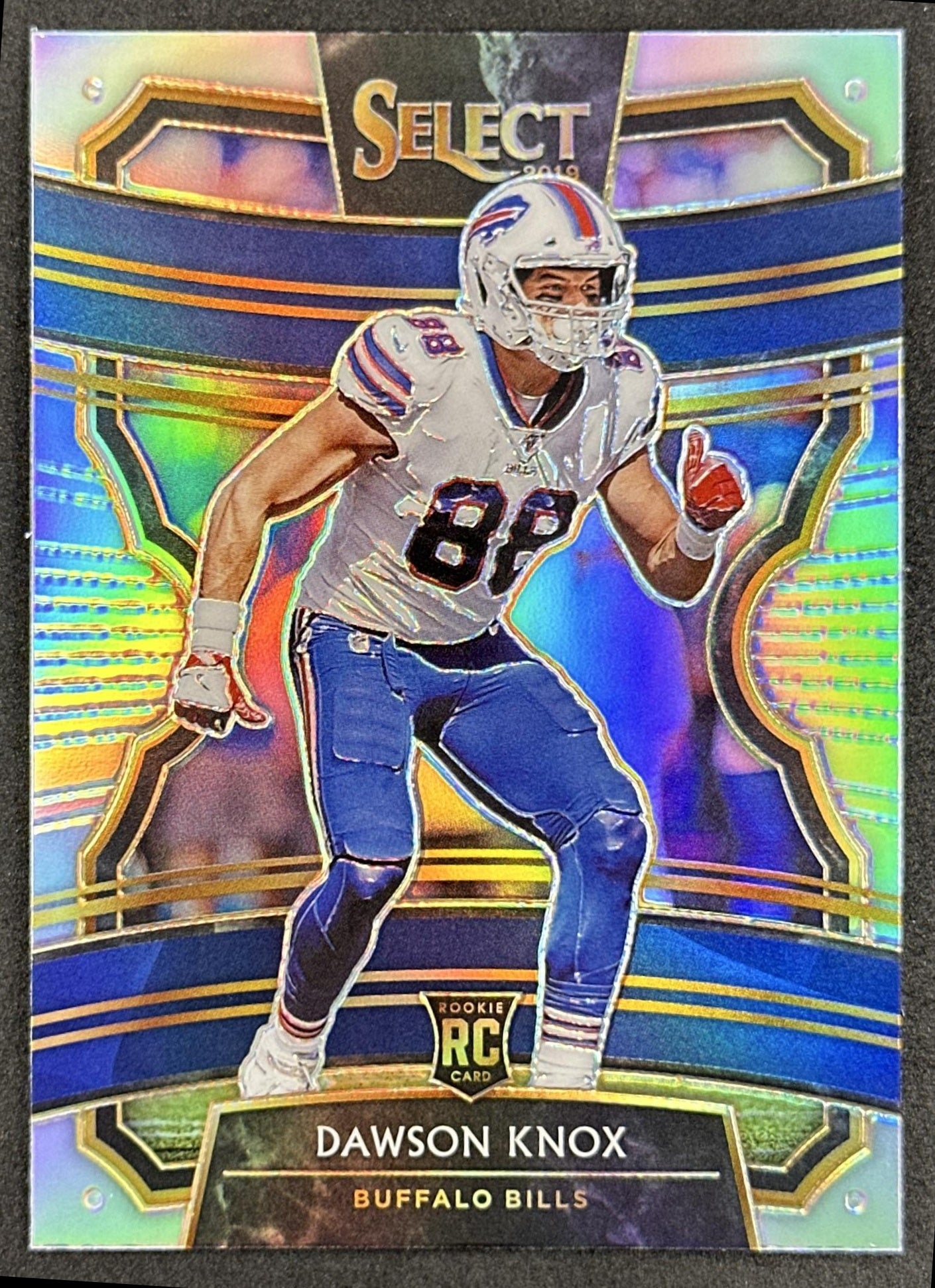 Dawson Knox 2019 Panini Select Cosmic Prizm SSP Bills