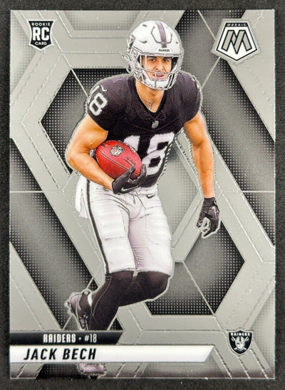 Jack Bech 2025 Mosaic Rookies Raiders Sports Trading Card