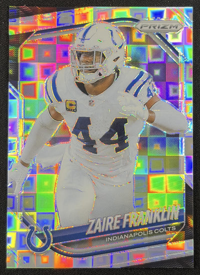 Zaire Franklin 2025 Panini Prizm Pandora /400 Colts Sports Trading Card