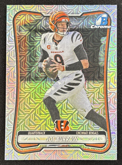 Joe Burrow 2026 Bowman Chrome NFL Mojo Refractor Bengals