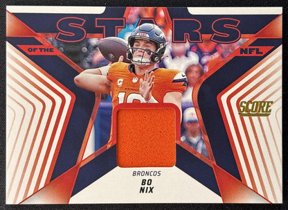 Bo Nix 2025 Panini Score Stars of the NFL Jersey Broncos